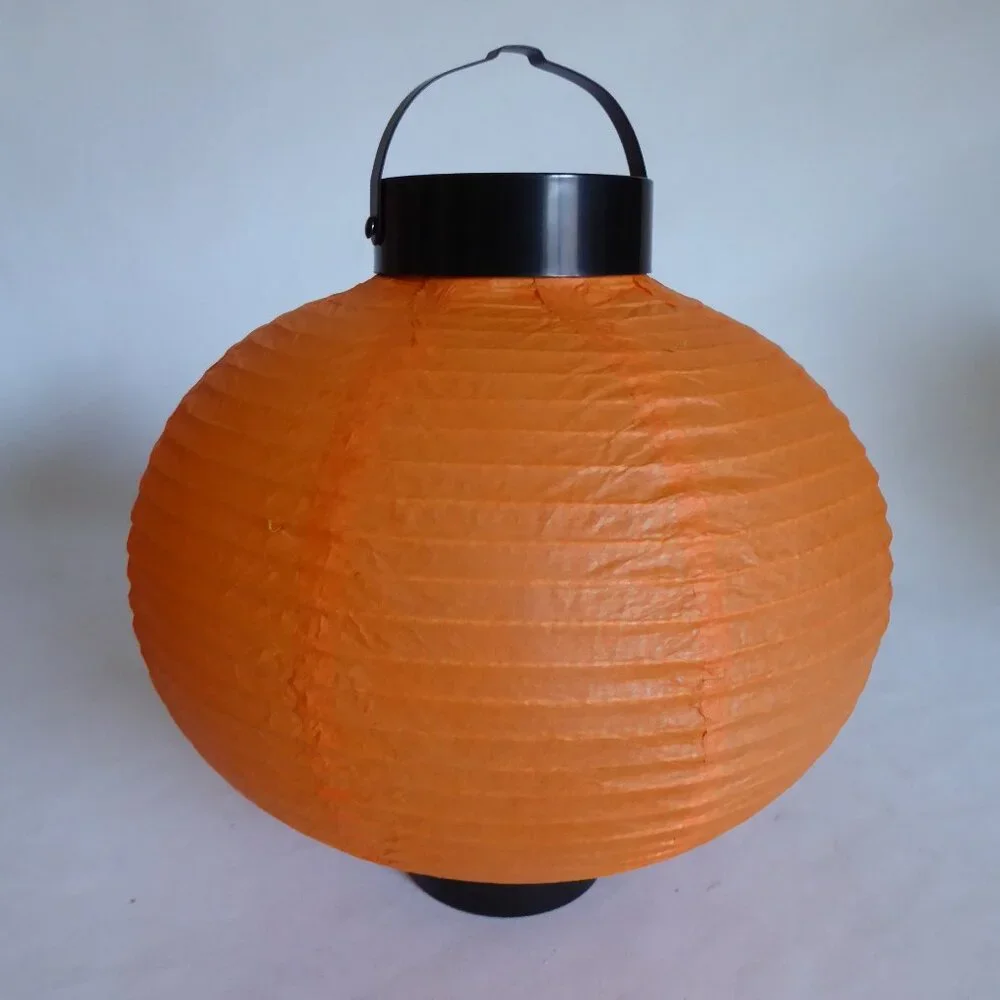 NEW BOSTON WAREHOUSE HALLOWEEN PUMPKIN PAPER BATTERY POWERED LANTERNS (LOT OF 5) - Picture 4 of 15